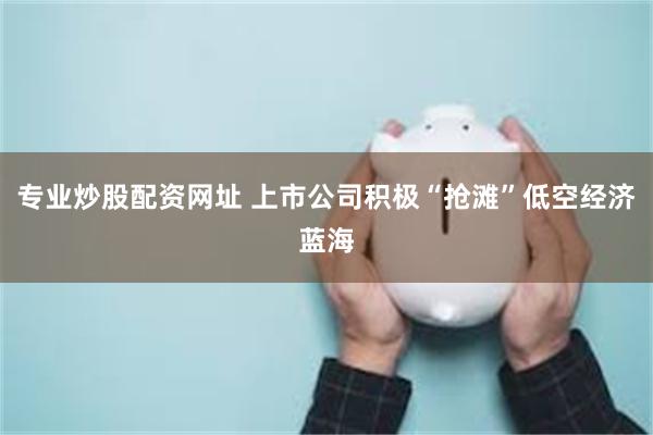 专业炒股配资网址 上市公司积极“抢滩”低空经济蓝海