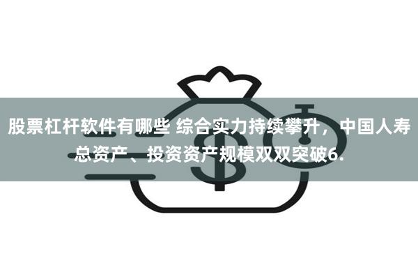 股票杠杆软件有哪些 综合实力持续攀升，中国人寿总资产、投资资产规模双双突破6.